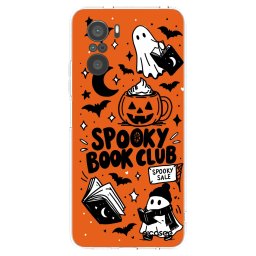 Átlátszó szilikon tok az alábbi mobiltelefonokra Xiaomi Poco F3 - Spooky book club