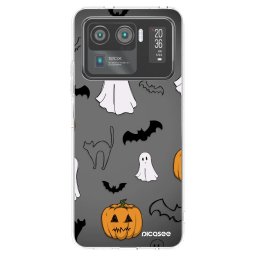Átlátszó szilikon tok az alábbi mobiltelefonokra Xiaomi Mi 11 Ultra - Spooky crew