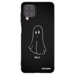 Fekete szilikon tok az alábbi mobiltelefonokra Samsung Galaxy M12 M127F - Ghost 2