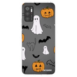 Átlátszó szilikon tok az alábbi mobiltelefonokra Xiaomi Poco M3 Pro 5G - Spooky crew