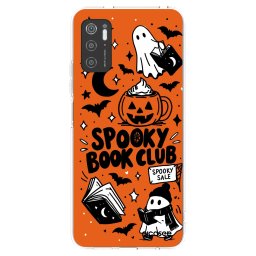 Átlátszó szilikon tok az alábbi mobiltelefonokra Xiaomi Poco M3 Pro 5G - Spooky book club