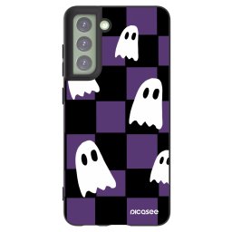 Fekete szilikon tok az alábbi mobiltelefonokra Samsung Galaxy S21 FE 5G - Ghosts