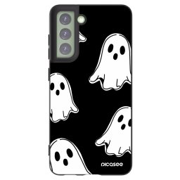 Fekete szilikon tok az alábbi mobiltelefonokra Samsung Galaxy S21 FE 5G - Black ghosts