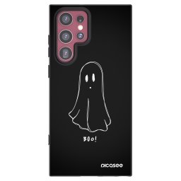 Fekete szilikon tok az alábbi mobiltelefonokra Samsung Galaxy S22 Ultra 5G - Ghost 2
