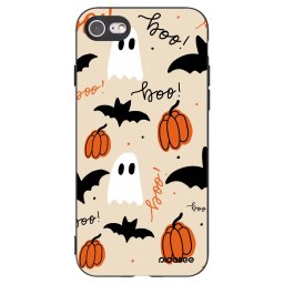 Fekete szilikon tok az alábbi mobiltelefonokra Apple iPhone SE 2022 - Halloween 26