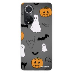 Átlátszó szilikon tok az alábbi mobiltelefonokra Huawei Nova 9 SE - Spooky crew
