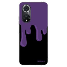 Átlátszó szilikon tok az alábbi mobiltelefonokra Huawei Nova 9 SE - Purple spooky