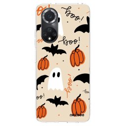 Átlátszó szilikon tok az alábbi mobiltelefonokra Huawei Nova 9 SE - Halloween 26
