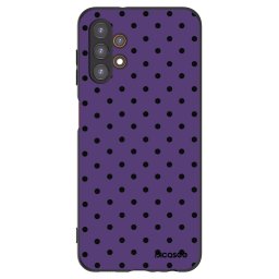 Fekete szilikon tok az alábbi mobiltelefonokra Samsung Galaxy A13 4G A135 - Flickers 2