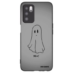 Fekete szilikon tok az alábbi mobiltelefonokra OPPO A16 - Ghost