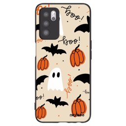 Fekete szilikon tok az alábbi mobiltelefonokra OPPO A16 - Halloween 26