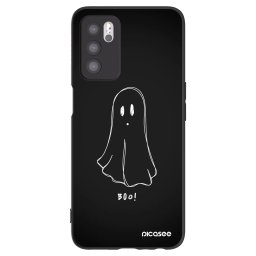 Fekete szilikon tok az alábbi mobiltelefonokra OPPO A16s - Ghost 2