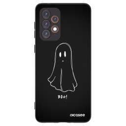 Fekete szilikon tok az alábbi mobiltelefonokra Samsung Galaxy A33 5G A336 - Ghost 2
