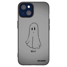 Fekete szilikon tok az alábbi mobiltelefonokra Apple iPhone 14 - Ghost