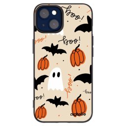 Fekete szilikon tok az alábbi mobiltelefonokra Apple iPhone 14 - Halloween 26
