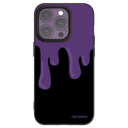 Fekete szilikon tok az alábbi mobiltelefonokra Apple iPhone 14 Pro - Purple spooky