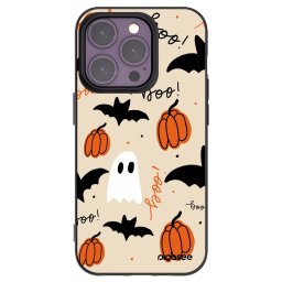 Fekete szilikon tok az alábbi mobiltelefonokra Apple iPhone 14 Pro - Halloween 26