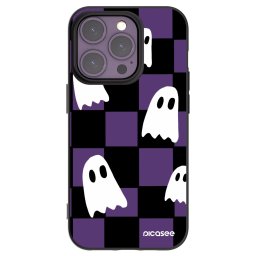 Fekete szilikon tok az alábbi mobiltelefonokra Apple iPhone 14 Pro - Ghosts