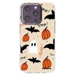 Átlátszó szilikon tok az alábbi mobiltelefonokra Apple iPhone 14 Pro - Halloween 26