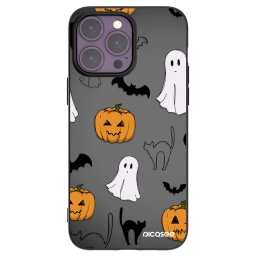 Fekete szilikon tok az alábbi mobiltelefonokra Apple iPhone 14 Pro Max - Spooky crew