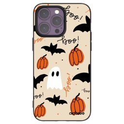 Fekete szilikon tok az alábbi mobiltelefonokra Apple iPhone 14 Pro Max - Halloween 26