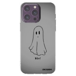 Átlátszó szilikon tok az alábbi mobiltelefonokra Apple iPhone 14 Pro Max - Ghost