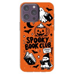 Átlátszó szilikon tok az alábbi mobiltelefonokra Apple iPhone 14 Pro Max - Spooky book club