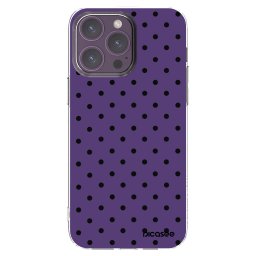 Átlátszó szilikon tok az alábbi mobiltelefonokra Apple iPhone 14 Pro Max - Flickers 2