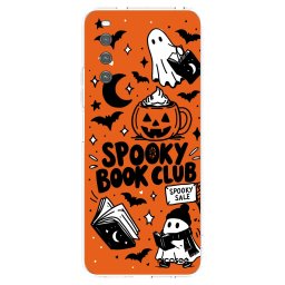 Átlátszó szilikon tok az alábbi mobiltelefonokra Sony Xperia 10 IV 5G - Spooky book club