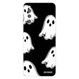 Átlátszó szilikon tok az alábbi mobiltelefonokra Sony Xperia 10 IV 5G - Black ghosts