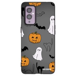 Fekete szilikon tok az alábbi mobiltelefonokra OnePlus 9 - Spooky crew