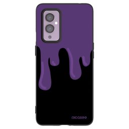 Fekete szilikon tok az alábbi mobiltelefonokra OnePlus 9 - Purple spooky