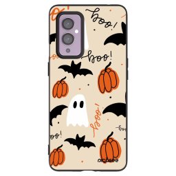Fekete szilikon tok az alábbi mobiltelefonokra OnePlus 9 - Halloween 26