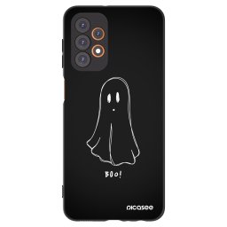 Fekete szilikon tok az alábbi mobiltelefonokra Samsung Galaxy A23 A236B 5G - Ghost 2