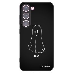 Fekete szilikon tok az alábbi mobiltelefonokra Samsung Galaxy S23 5G - Ghost 2
