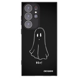 Fekete szilikon tok az alábbi mobiltelefonokra Samsung Galaxy S23 Ultra 5G - Ghost 2