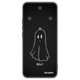 Fekete szilikon tok az alábbi mobiltelefonokra Honor Magic5 Lite 5G - Ghost 2