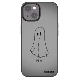 Fekete szilikon tok az alábbi mobiltelefonokra Apple iPhone 15 - Ghost