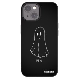 Fekete szilikon tok az alábbi mobiltelefonokra Apple iPhone 15 - Ghost 2