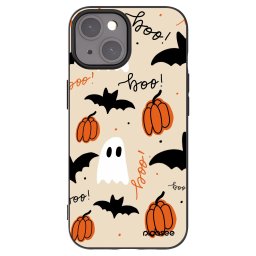 Fekete szilikon tok az alábbi mobiltelefonokra Apple iPhone 15 - Halloween 26