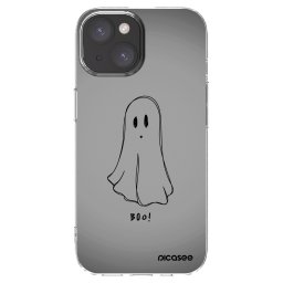 Átlátszó szilikon tok az alábbi mobiltelefonokra Apple iPhone 15 - Ghost