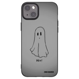 Fekete szilikon tok az alábbi mobiltelefonokra Apple iPhone 15 Plus - Ghost