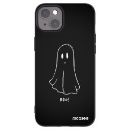 Fekete szilikon tok az alábbi mobiltelefonokra Apple iPhone 15 Plus - Ghost 2