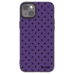 Fekete szilikon tok az alábbi mobiltelefonokra Apple iPhone 15 Plus - Flickers 2
