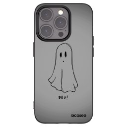 Fekete szilikon tok az alábbi mobiltelefonokra Apple iPhone 15 Pro - Ghost