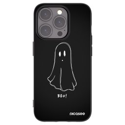 Fekete szilikon tok az alábbi mobiltelefonokra Apple iPhone 15 Pro - Ghost 2
