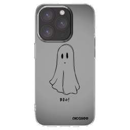 Átlátszó szilikon tok az alábbi mobiltelefonokra Apple iPhone 15 Pro - Ghost