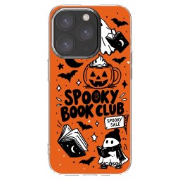 Átlátszó szilikon tok az alábbi mobiltelefonokra Apple iPhone 15 Pro - Spooky book club
