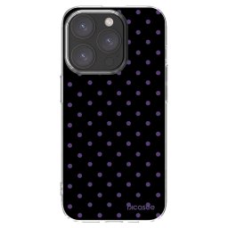 Átlátszó szilikon tok az alábbi mobiltelefonokra Apple iPhone 15 Pro - Flickers