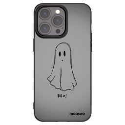 Fekete szilikon tok az alábbi mobiltelefonokra Apple iPhone 15 Pro Max - Ghost